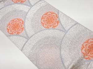 リサイクル　佐賀錦華文青海波模様織出し袋帯